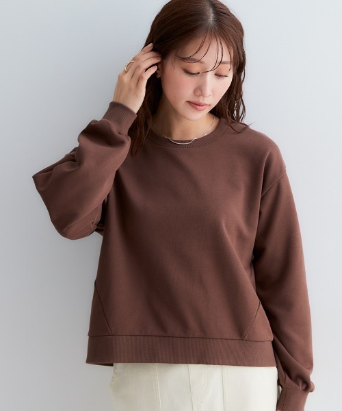 Petitjo(プッチージョ)の「小さいサイズ スウェットシャツ 低身長さん・小柄女性(スウェット・レディース・杢グレー/ブラウン・XS-S/M-L)」の19枚目の写真