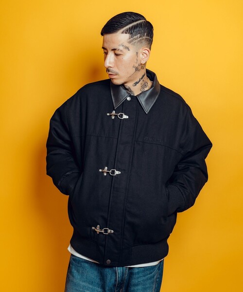 Subciety（サブサエティ）の「Fireman clasp blouson（ブルゾン・メンズ・ブラック/ブラウン/グレー・X-LARGE/LARGE/MEDIUM/SMALL）」の19枚目の写真
