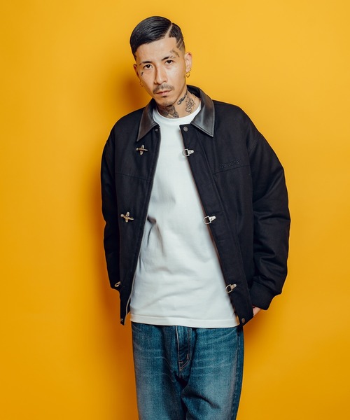 Subciety(サブサエティ)の「Fireman clasp blouson(ブルゾン・メンズ・ブラック/ブラウン/グレー・X-LARGE/LARGE/MEDIUM/SMALL)」の8枚目の写真