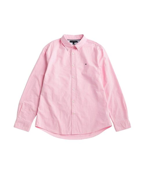 TOMMY HILFIGER(トミーヒルフィガー)の「ヘリテージオックスフォードソリッドシャツ(シャツ/ブラウス・メンズ・ピンク/イエロー・SMALL/MEDIUM/LARGE/X-LARGE)」の1枚目の写真