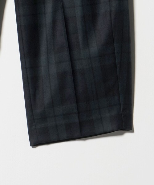 6（ロク）の「＜6(ROKU)＞チェック カーブ パンツ（スラックス）」 - WEAR