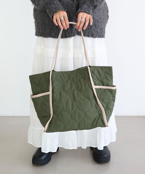 T・S・L（ティーエスエル）の「キルティングトートバッグ（トート