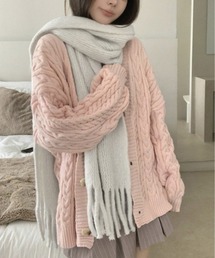 マフラー（ホワイト/白色系・フリンジ）ファッション通販 - ZOZOTOWN