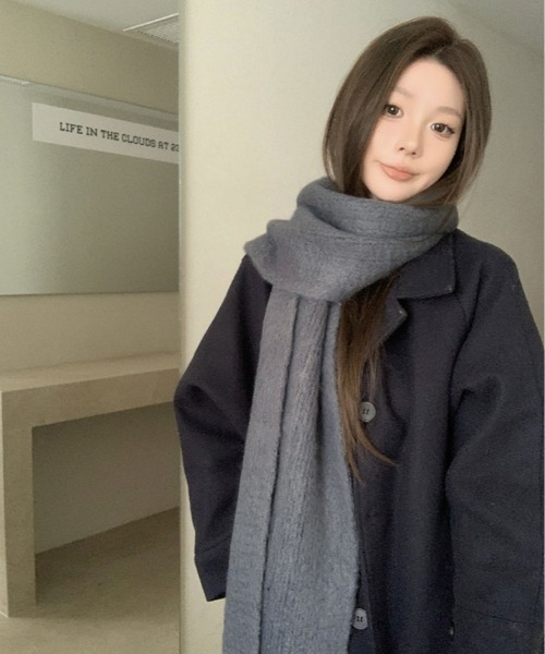 セール】モヘアライク フリンジ マフラー（マフラー）｜kirakiraShop