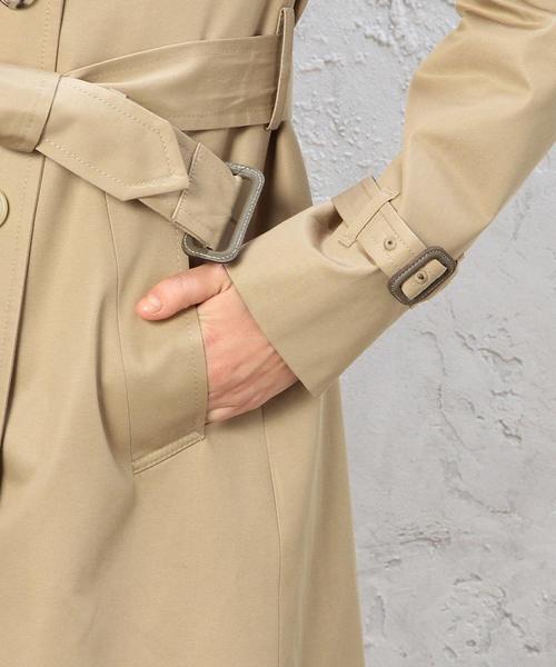 green label relaxing（グリーンレーベルリラクシング）の「◆CR C GABA トレンチコート◆（トレンチコート・レディース・ネイビー/ベージュ・36/40/42/34/38/44）」の13枚目の写真