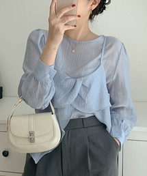 キャミソール セット ブラウス」に該当するファッション通販