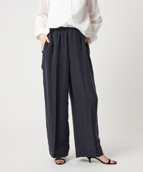 conte＞シルクキュプラ イージーパンツ（その他パンツ）｜conte