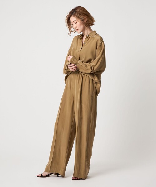 conte＞シルクキュプラ イージーパンツ（その他パンツ）｜conte