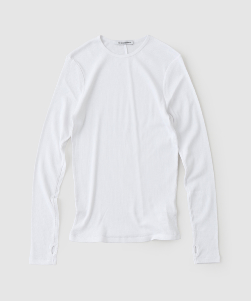 NO MAINTENANCE / ノーメンテナンス ORI RIBBED LONG SLEEVE T（T