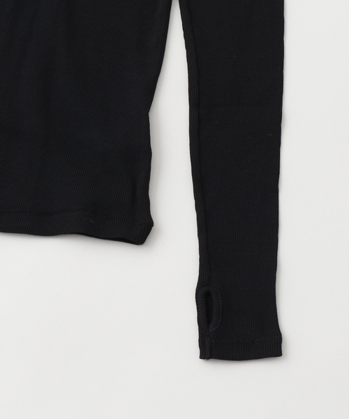 NO MAINTENANCE / ノーメンテナンス ORI RIBBED LONG SLEEVE T（T