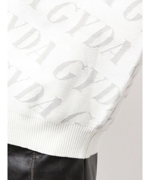 GYDA SLANT PATTERNニットトップス（ニット/セーター）｜GYDA