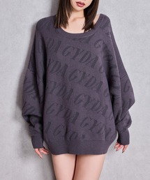 GYDA | GYDA SLANT PATTERNニットトップス(ニット/セーター)