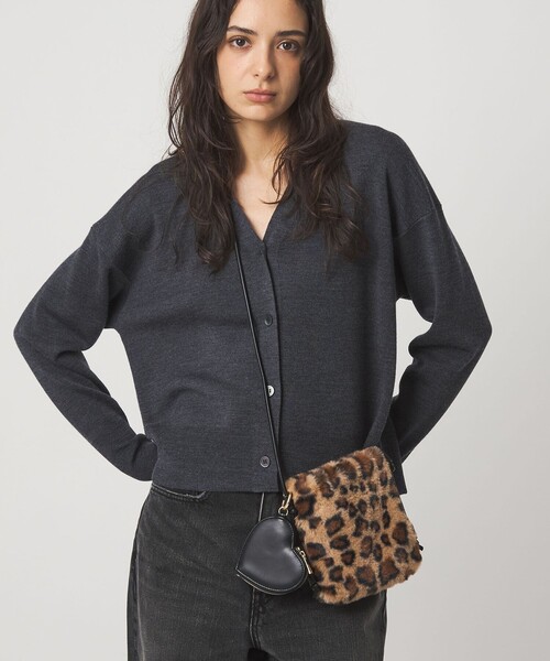 セール】ファーショルダーバッグ ハートチャーム付き（ショルダー