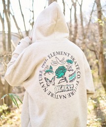 ELEMENT eden（エレメントエデン）の「ELEMENT レディース ESSENTIAL FULL ZIP W パーカー 【2025年秋冬モデル】/エレメントバックプリントジップアップパーカー・フーディー（パーカー）」