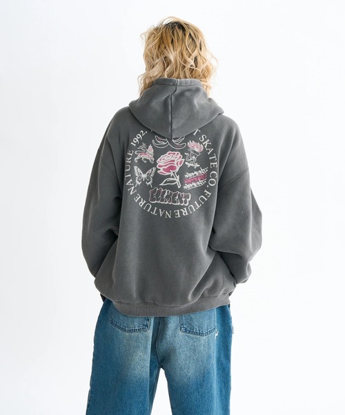 ELEMENT eden(エレメントエデン)の「ELEMENT レディース ESSENTIAL FULL ZIP W パーカー 【2025年秋冬モデル】/エレメントバックプリントジップアップパーカー・フーディー(パーカー・レディース・ブラック系その他/ピンク/ホワイト系その他・MEDIUM)」の1枚目の写真