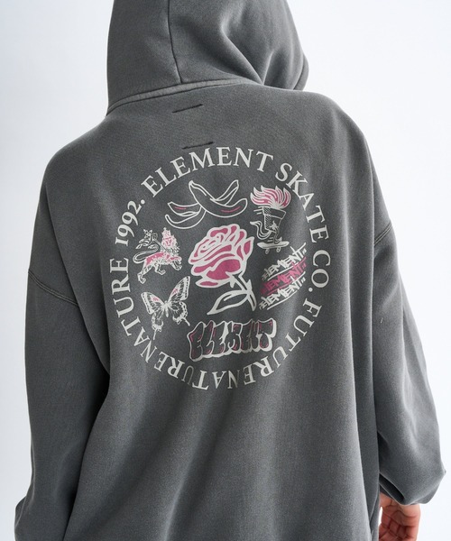 ELEMENT eden(エレメントエデン)の「ELEMENT レディース ESSENTIAL FULL ZIP W パーカー 【2025年秋冬モデル】/エレメントバックプリントジップアップパーカー・フーディー(パーカー・レディース・ブラック系その他/ピンク/ホワイト系その他・MEDIUM)」の20枚目の写真