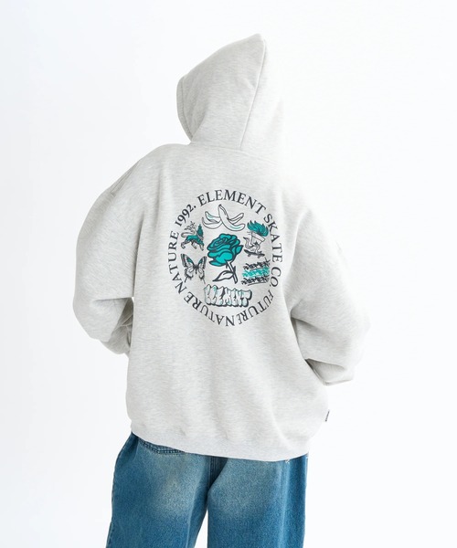 ELEMENT eden(エレメントエデン)の「ELEMENT レディース ESSENTIAL FULL ZIP W パーカー 【2025年秋冬モデル】/エレメントバックプリントジップアップパーカー・フーディー(パーカー・レディース・ブラック系その他/ピンク/ホワイト系その他・MEDIUM)」の5枚目の写真