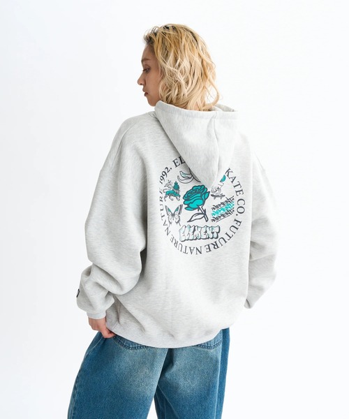 ELEMENT eden(エレメントエデン)の「ELEMENT レディース ESSENTIAL FULL ZIP W パーカー 【2025年秋冬モデル】/エレメントバックプリントジップアップパーカー・フーディー(パーカー・レディース・ブラック系その他/ピンク/ホワイト系その他・MEDIUM)」の6枚目の写真