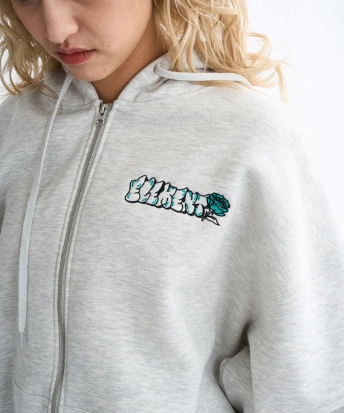 ELEMENT eden(エレメントエデン)の「ELEMENT レディース ESSENTIAL FULL ZIP W パーカー 【2025年秋冬モデル】/エレメントバックプリントジップアップパーカー・フーディー(パーカー・レディース・ブラック系その他/ピンク/ホワイト系その他・MEDIUM)」の8枚目の写真