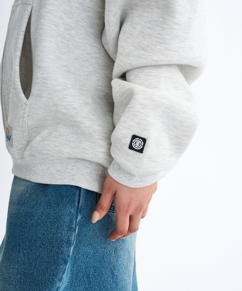 ELEMENT eden(エレメントエデン)の「ELEMENT レディース ESSENTIAL FULL ZIP W パーカー 【2025年秋冬モデル】/エレメントバックプリントジップアップパーカー・フーディー(パーカー・レディース・ブラック系その他/ピンク/ホワイト系その他・MEDIUM)」の10枚目の写真
