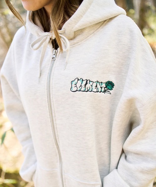 ELEMENT eden(エレメントエデン)の「ELEMENT レディース ESSENTIAL FULL ZIP W パーカー 【2025年秋冬モデル】/エレメントバックプリントジップアップパーカー・フーディー(パーカー・レディース・ブラック系その他/ピンク/ホワイト系その他・MEDIUM)」の17枚目の写真