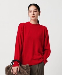 ニット/セーター（レッド/赤色系・カシミヤ）ファッション通販