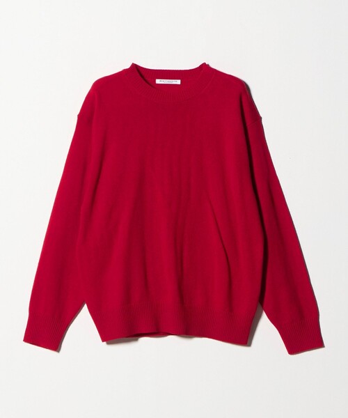 ウールカシミヤ天竺 クルーネック ニットプルオーバー ウォッシャブル