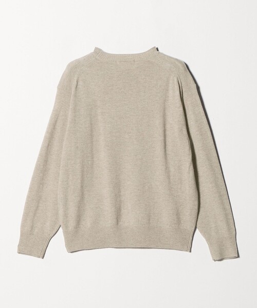 【新品】ユナイテッドアローズ カシミヤ ニット セーター グレージュ トップス セール】カシミヤ ハイゲージ クルーネックニット（ニット/セーター