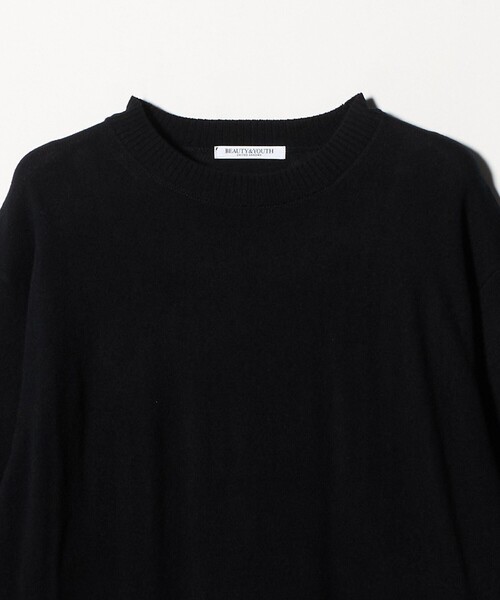 ウールカシミヤ天竺 クルーネック ニットプルオーバー ウォッシャブル