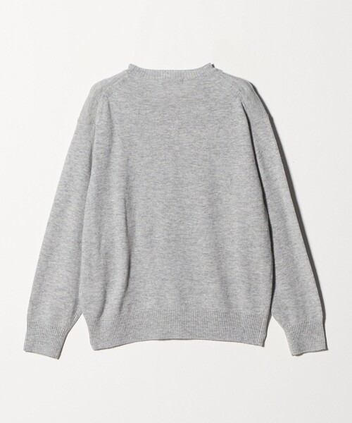 ウールカシミヤ天竺 クルーネック ニットプルオーバー ウォッシャブル
