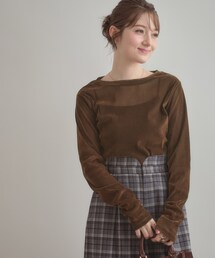 シアーベロアTシャツ
