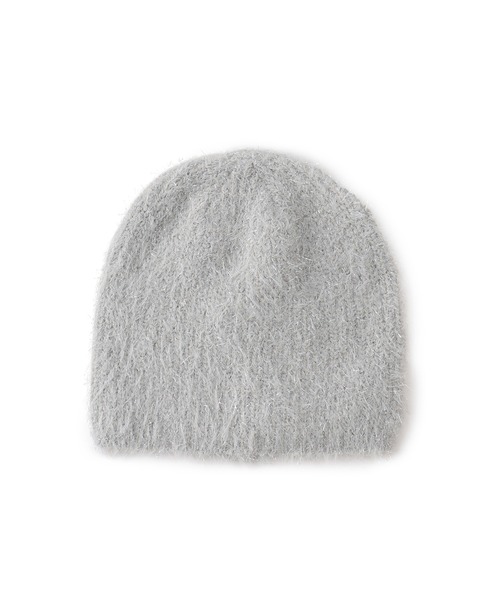 ROPE' PICNIC（ロペピクニック）の「ラメニットワッチ/リンクコーデ（ニットキャップ/ビーニー・レディース・ライトグレー/キナリ・FREE）」の3枚目の写真