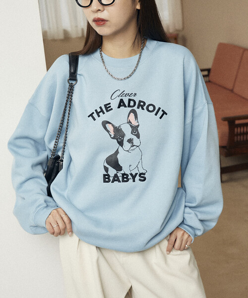 セール】PUBLUX/パブリュクス THE ADROIT フレンチブルドッグ 裏起毛