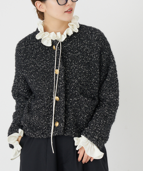 セール】ニットジャケット（カーディガン/ボレロ）｜IENA（イエナ）の