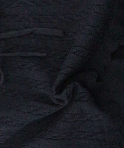 ALLuRing ChaRm（アリュリングチャーム）の「Ribbed Knit Frill Shorts / リブニットフリルショートパンツ（スウェットパンツ・レディース・グレー/ブラック/ブラウン・FREE）」の12枚目の写真