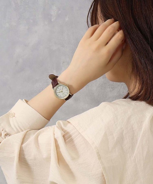 Bleu Bleuet（ブルーブルーエ）の「ベートーヴェン第九ウォッチ（アナログ腕時計・レディース・バーガンディー/ブラック・FREE）」の5枚目の写真