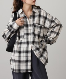 ビエラチェックロングシャツ