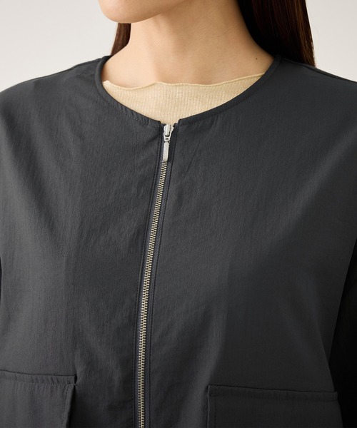 ROPE' PICNIC（ロペピクニック）の「レーヨンナイロンブルゾン（ブルゾン・レディース・チャコールグレー/ベージュ系その他/ネイビー・FREE）」の21枚目の写真