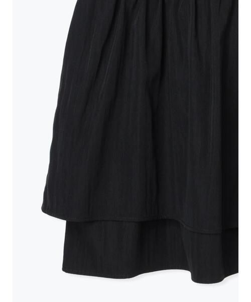 Te chichi TERRASSE（テチチテラス）の「ナイロンペプラムベスト（ベスト・レディース・カーキ/ブラック・F）」の3枚目の写真