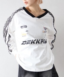 袖レースゲーム ロングTシャツ