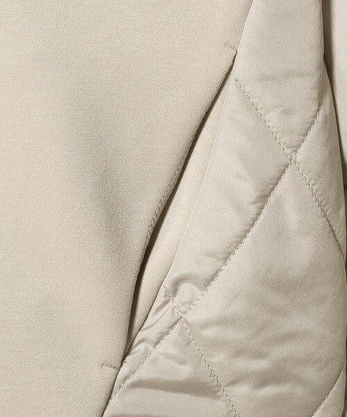 BEAUTY&YOUTH UNITED ARROWS(ビューティーアンドユースユナイテッドアローズ)の「【WEB限定】ダンボール×キルティングコンビ ノーカラーブルゾン(ブルゾン・レディース・ブラック/ナチュラル・FREE)」の17枚目の写真