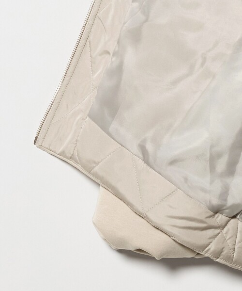 BEAUTY&YOUTH UNITED ARROWS(ビューティーアンドユースユナイテッドアローズ)の「【WEB限定】ダンボール×キルティングコンビ ノーカラーブルゾン(ブルゾン・レディース・ブラック/ナチュラル・FREE)」の18枚目の写真
