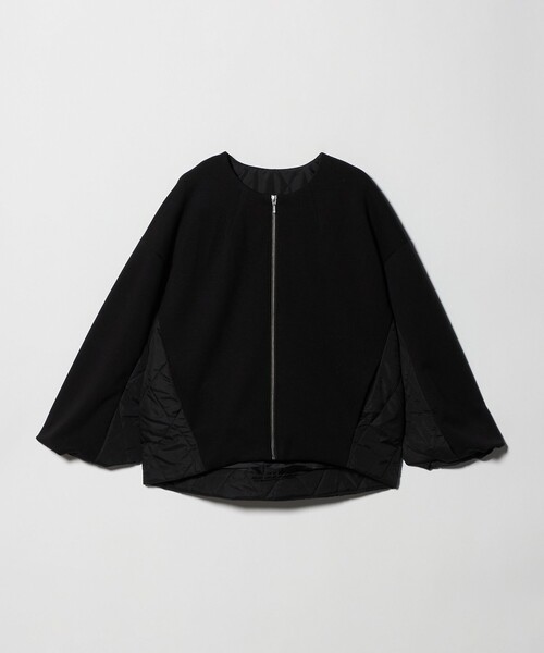 BEAUTY&YOUTH UNITED ARROWS(ビューティーアンドユースユナイテッドアローズ)の「【WEB限定】ダンボール×キルティングコンビ ノーカラーブルゾン(ブルゾン・レディース・ブラック/ナチュラル・FREE)」の20枚目の写真
