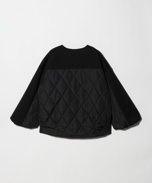BEAUTY&YOUTH UNITED ARROWS(ビューティーアンドユースユナイテッドアローズ)の「【WEB限定】ダンボール×キルティングコンビ ノーカラーブルゾン(ブルゾン・レディース・ブラック/ナチュラル・FREE)」の21枚目の写真