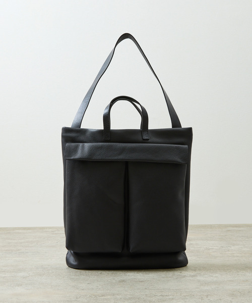 SLOW(スロウ)の「SLOW スロウ / shrink -2way helmet bag- シュリンクレザーショルダーバッグ 牛革ヘルメットバッグ / 858S74R(ショルダーバッグ・メンズ・グレー/ブラック/チョコ・FREE)」の9枚目の写真