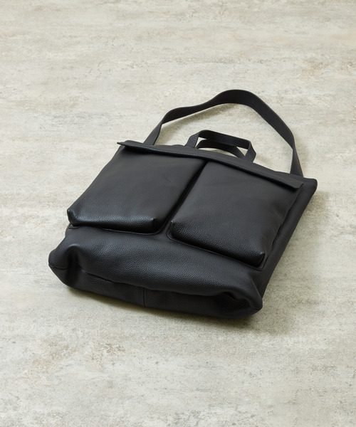 SLOW(スロウ)の「SLOW スロウ / shrink -2way helmet bag- シュリンクレザーショルダーバッグ 牛革ヘルメットバッグ / 858S74R(ショルダーバッグ・メンズ・グレー/ブラック/チョコ・FREE)」の20枚目の写真