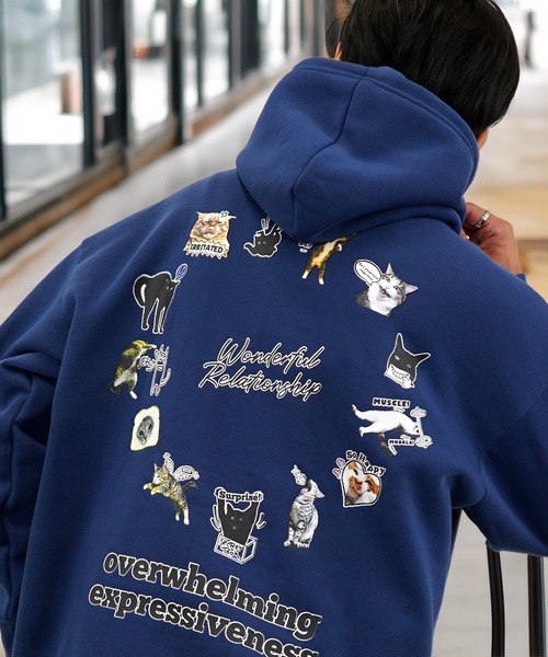L'atelier(ラトリエ)の「グラフィック パーカー ワイド 長袖スウェット フーディー(パーカー・メンズ・ブラック系その他5/ホワイト系5/グリーン系その他5/ブラック系5/ブラック系/ブラック系その他2/ホワイト系その他3/ホワイト系その他/ホワイト系その他2/ブラック系その他/ブラック系その他3/ホワイト系その他4/ブラック系4/グレー系その他6/ネイビー系4/ホワイト系その他6/ネイビー系6/ブラック系その他4/ブラック系その他6・LL/L/M)」の19枚目の写真