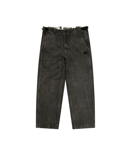 AAPE BY A BATHING APE(エーエイプバイアベイシングエイプ)の「AAPE MAIN WOVEN PANTS(その他パンツ・メンズ・ブラック・MEDIUM/SMALL/X-LARGE/LARGE)」の1枚目の写真