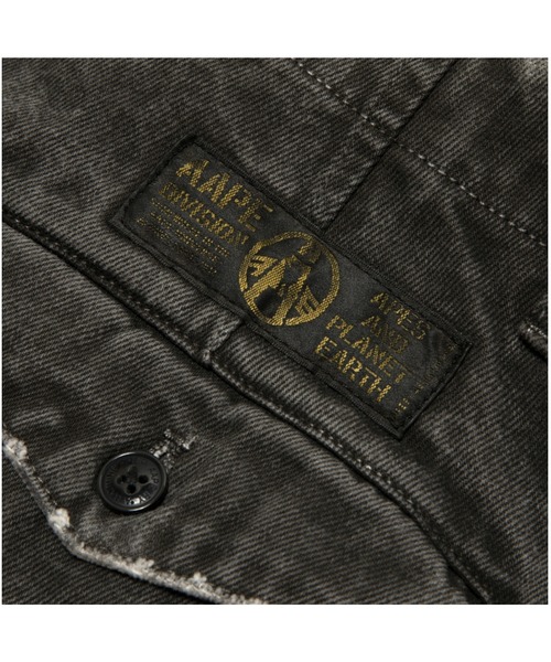AAPE BY A BATHING APE(エーエイプバイアベイシングエイプ)の「AAPE MAIN WOVEN PANTS(その他パンツ・メンズ・ブラック・MEDIUM/SMALL/X-LARGE/LARGE)」の5枚目の写真
