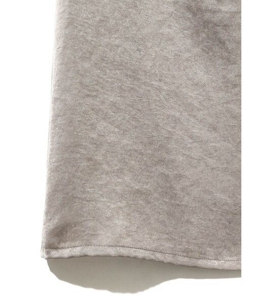 MIDIUMISOLID（ミディウミソリッド）の「MIDIUMISOLID for Ladies ランダムシャーリングワンピース（ワンピース・レディース・ベージュ/ブラック・FREE）」の18枚目の写真